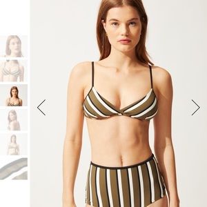 SOLID & STRIPED bikini set